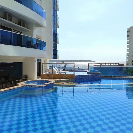Apartamento De Lujo Con Vista Al Mar - Excelente Ubicacion Cartagena Luaran gambar