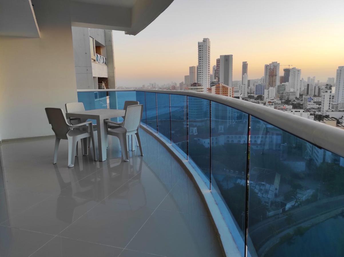 Apartamento De Lujo Con Vista Al Mar - Excelente Ubicacion Cartagena Luaran gambar