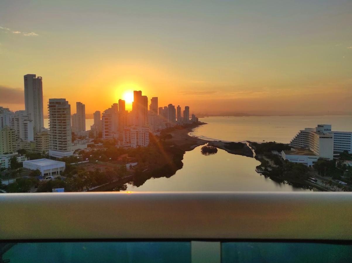 Apartamento De Lujo Con Vista Al Mar - Excelente Ubicacion Cartagena Luaran gambar