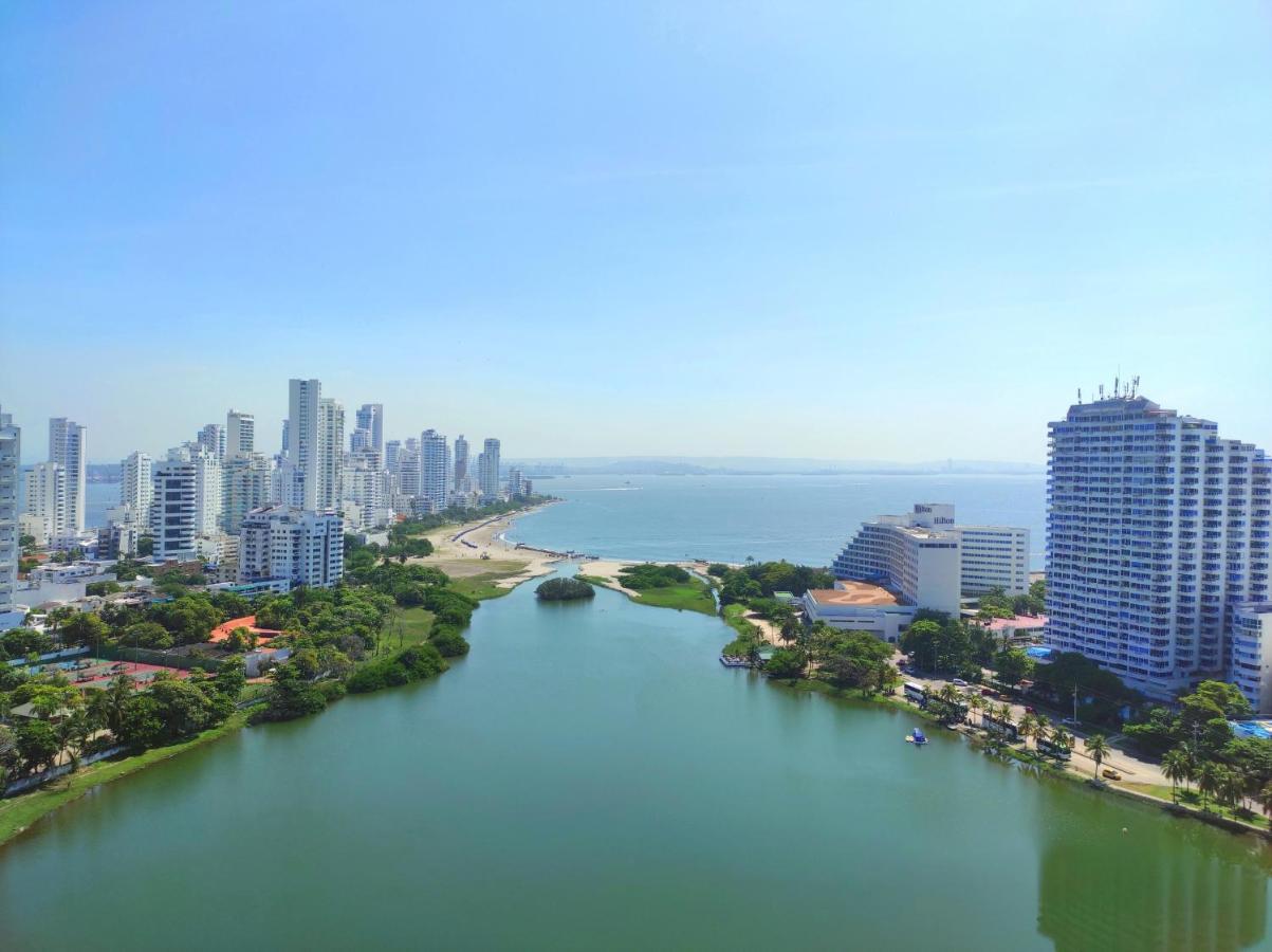 Apartamento De Lujo Con Vista Al Mar - Excelente Ubicacion Cartagena Luaran gambar