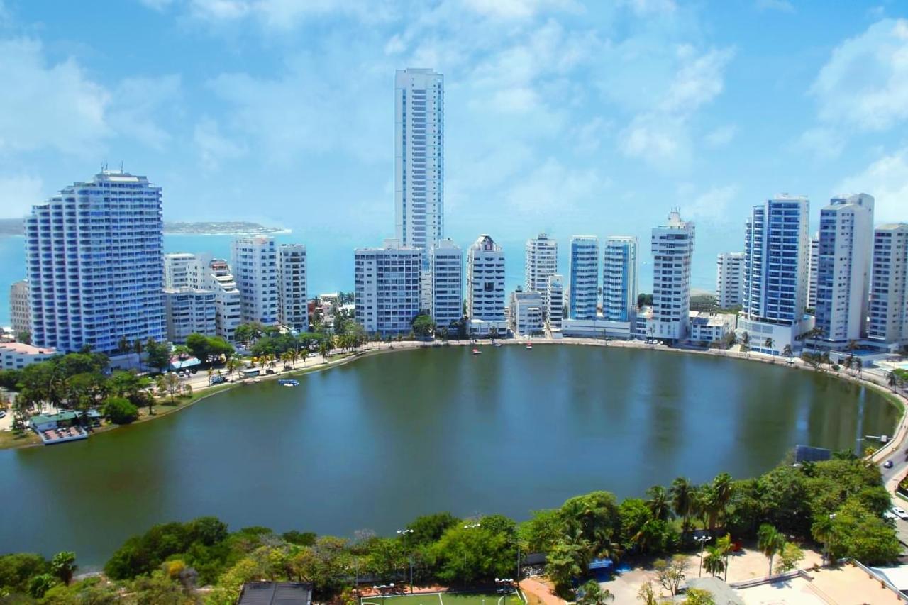 Apartamento De Lujo Con Vista Al Mar - Excelente Ubicacion Cartagena Luaran gambar
