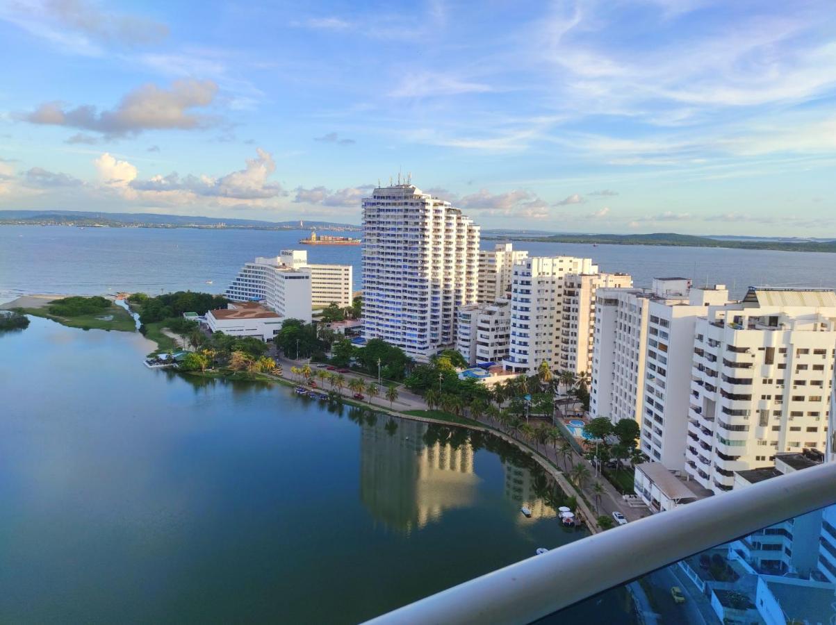 Apartamento De Lujo Con Vista Al Mar - Excelente Ubicacion Cartagena Luaran gambar