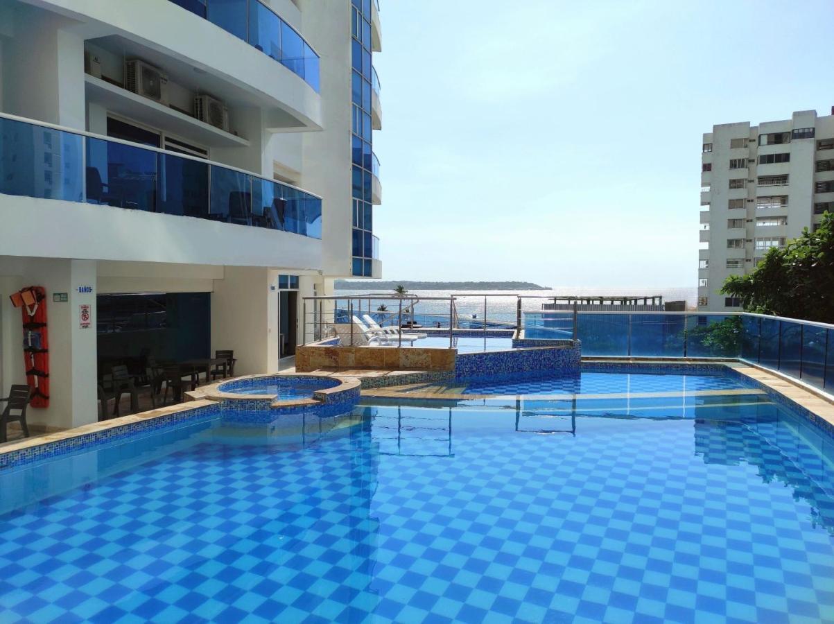Apartamento De Lujo Con Vista Al Mar - Excelente Ubicacion Cartagena Luaran gambar